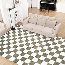 Amazon.com: Super Soft Rug for Bedroom, 8x10 Ft Green and